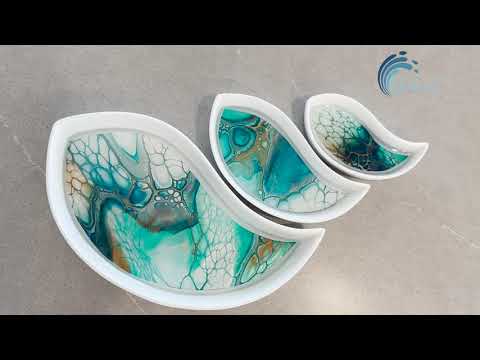 408. Sheleeart - Acrylic Pouring - Creating Functional art from paint skins