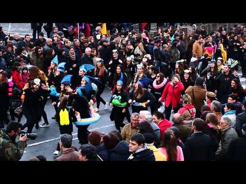 Chegada do Rei do Carnaval de Ovar 2015 - Grupos Carnavalescos