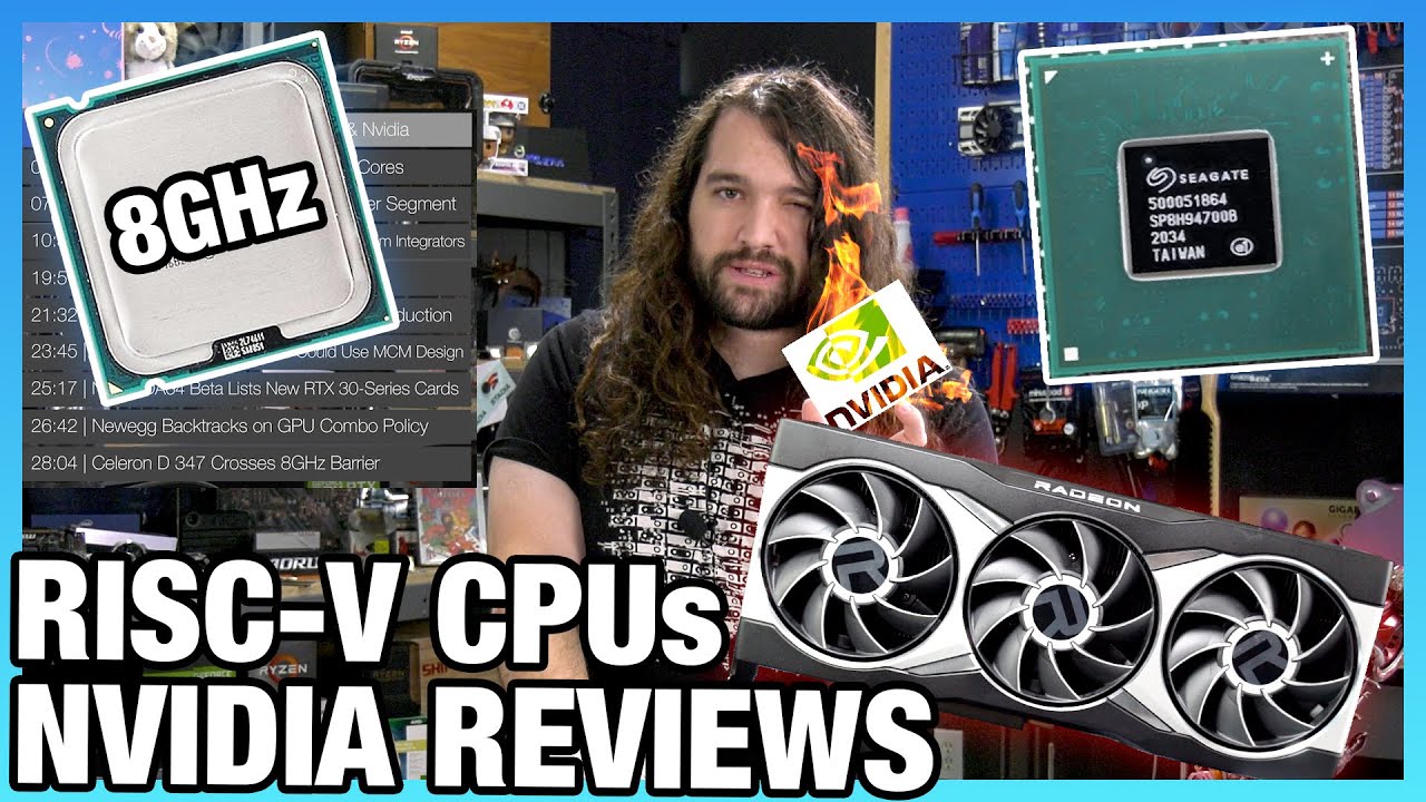 HW News - NVIDIA & Reviewers, RISC-V Core Designs, 8GHz Intel CPU OC, & CPU Shortages