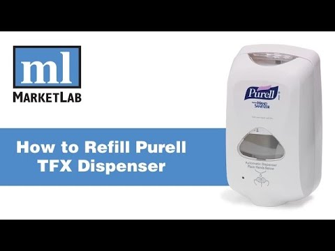 Marketlab Demonstrates How to Refill the Purell TFX Dispenser