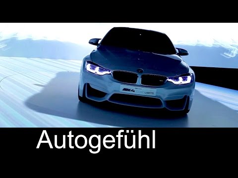 BMW M4 Concept Iconic Lights - BMW Laser light system demo - Autogefühl