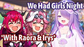 Biboo,Raora And Irys Spend Girls Night Together And Eat Raora's Pasta【Hololive EN】