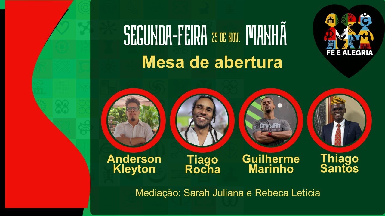 Abertura - Semana da Consciência Negra. Fé e Alegria 2024