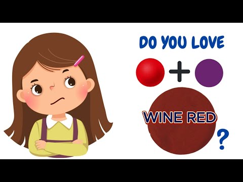 Do You Love Wine Red Color? | Simple Songs | Kids songs
