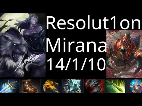 Resolut1on Mirana vs Dazzle, SF, Tiny, Jugger, Slardar - XG vs Secret g3 TI XI Group Stage - dota2