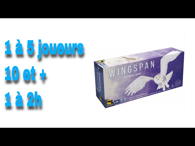 Vídeo relacionado con Matagot Wingspan Extension Europe - Colección de aves para 1 a 5 jugadores a partir de 10 años (edición francesa)