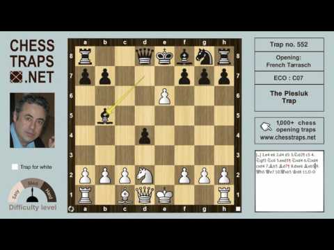 French Tarrasch - The Plesiuk Trap (trap no. 552)