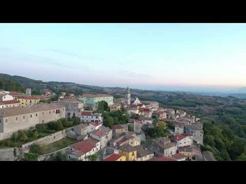 Santa Croce del Sannio vista dall'alto