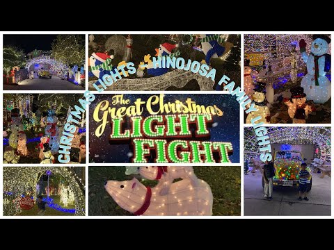 The Great Christmas Light Fight | Hinojosa Family Lights | Boerne Lights