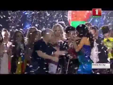 Jury voting announcement and winners reprise at the Belarus Eurovision 2015 final