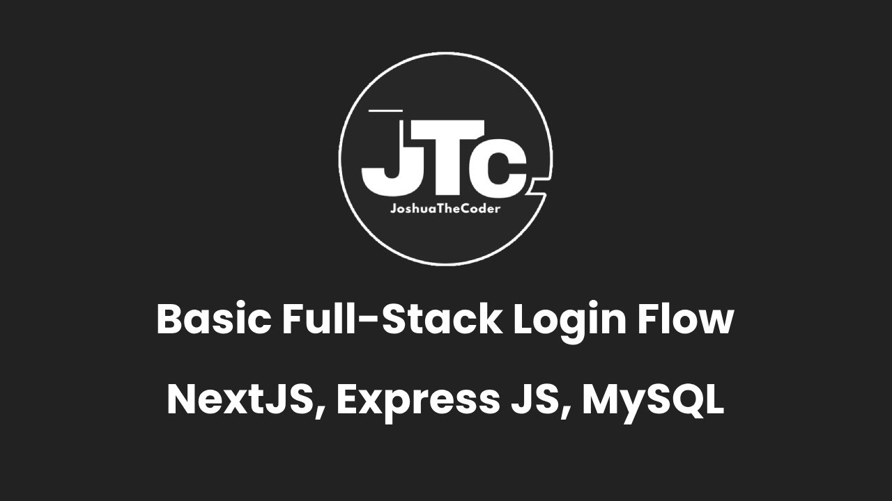 JTC - basic sample of full-stack login app flow