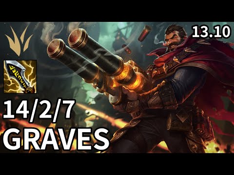 Graves Jungle vs Sejuani - EUW Master | Patch 13.10