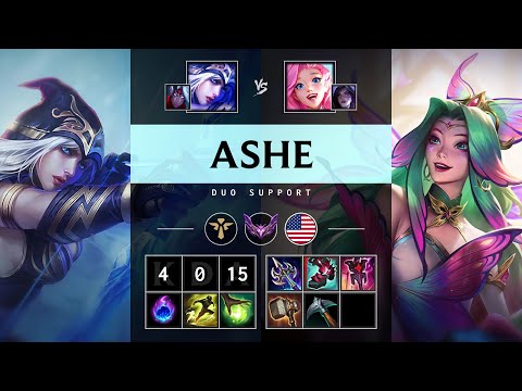 Ashe Support vs Seraphine - NA Master Patch 25.12