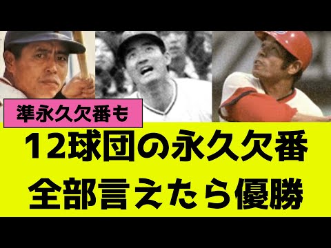 12球団の永久欠番、全部言えたらプロ野球マニア