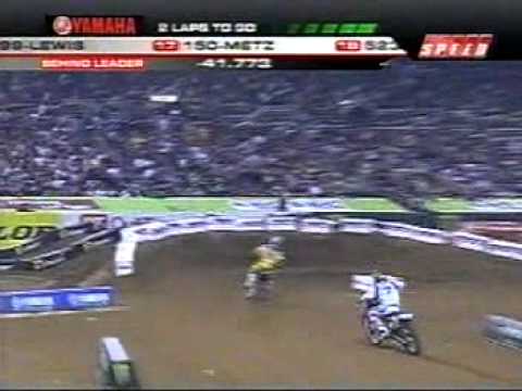 2009 St. Louis Supercross (450cc) Heat #2 (James Stewart's Only Heat Race Loss)