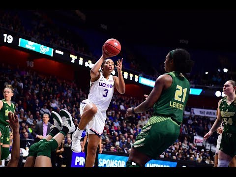 2019 Women's Basketball Championship Highlights - #1 UConn 81, #5 USF 45