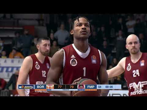 AdmiralBet ABA League 2021/22 highlights, Round 11: Borac - FMP Meridian (10.12.2021)
