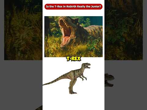 Is the T-Rex in Jurassic World Rebirth Really the Junior from The Lost world? #Shorts #Viral