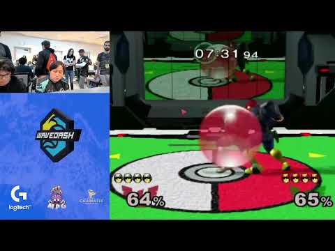 WaveDash 2023 Winners Quarter - S2J (Captain Falcon) Vs. Mootook (Captain Falcon) - SSBM Tournament