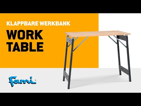 Work Table - Klappbare Werkbank