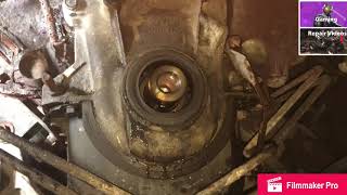 Dodge 5.9L timing chain & Water Pump Replacement | timing cover replace sprockets & seal install