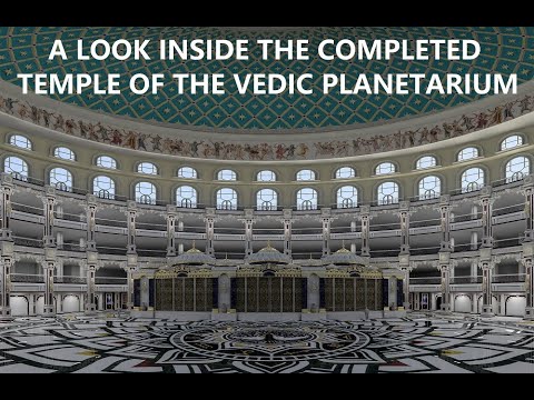 A Look Inside the Completed Temple of the Vedic Planetarium