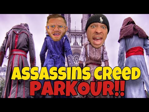 American Rapper FIRST time EVER seeing Assassin's Creed Unity Meets Parkour