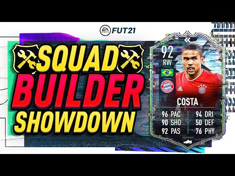 SQUAD BUILDER SHOWDOWN FLASHBACK DOUGLAS COSTA! FIFA 21 ULTIMATE TEAM