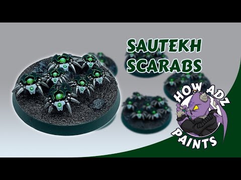 How Adz Paints... Sautekh Canoptek Scarab Swarms