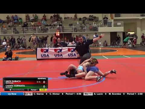 Schoolboy 97 Jack Dubach Wisconsin Vs Caden Horwath Michigan