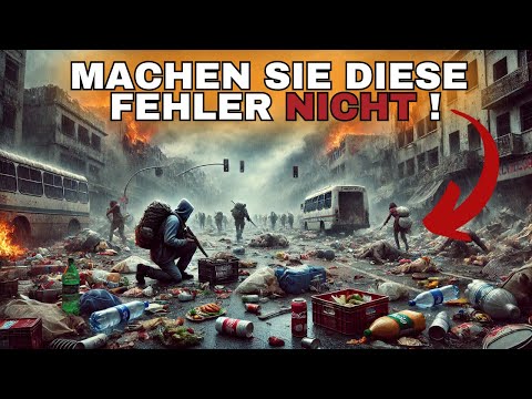 Häufige Fehler von Preppers und Wie Man Sie Vermeidet - Lernen Sie, Sich Richtig auf Jede Krise