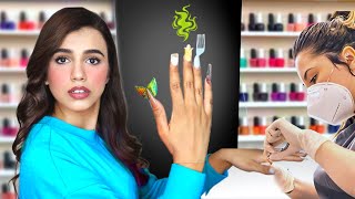سافرت إلى افضل خبيرة أظافر وطلبت اسوء التصاميم | انحرجت ????