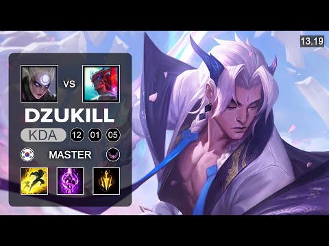 Dzukill Yone vs Aatrox Top - KR Master - Patch 13.19 Season 13