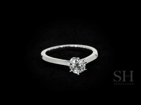 Timeless 6-claw solitaire - W0344 - 0.50ct