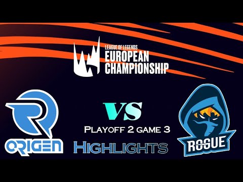 OG vs RGE Highlights Game 3 Playoffs Round2 LEC Spring 2020 [10.04.2020] Origen vs Rogue