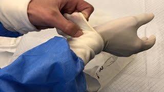 After wearing the surgical gloss, if it is loose, how to strengthen it Complete Procedure Hindi/Urdu