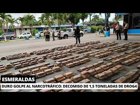 Allanan lancha y decomisan 1,5 Toneladas de SSF en Muisne, Esmeraldas