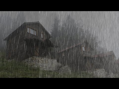 Шум Дождя по Крыше старой | Звуки дождя и грома для сна,без рекламы