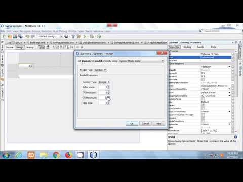 JAVA Netbeans in Hindi 21 | JSpinner