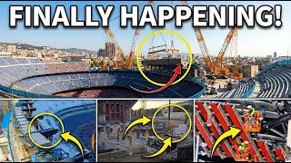 Camp Nou Update (13 April 2026)|Massive Progress in Every Zone||Huge Roof Progress at the Camp Nou!