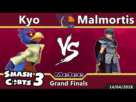 SmashCorts #3 - SSBM - Kyo (Falco) vs Malmortis (Marth) - Grand Finals