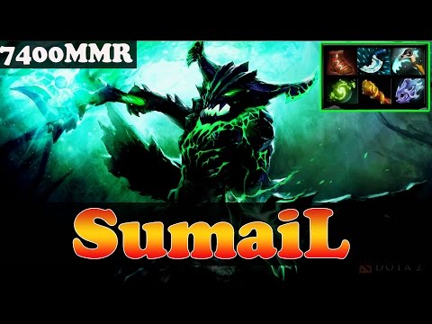 Dota 2 - SumaiL 7600 MMR PLays Outworld Devourer Vol 2 - Ranked Match Gameplay!