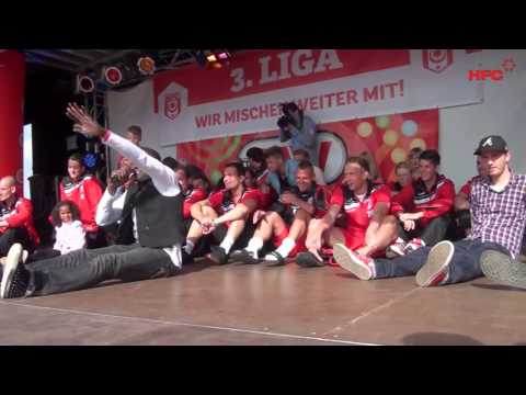 3. LIGA Saisonabschlussfeier Hallescher FC 2012/13