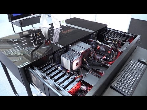 computex 2014: Lian Li DK-02X Desk Chassis