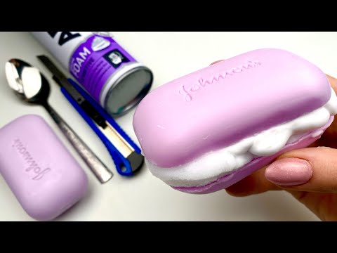 How to make a soap box with foam for ASMR video 💜