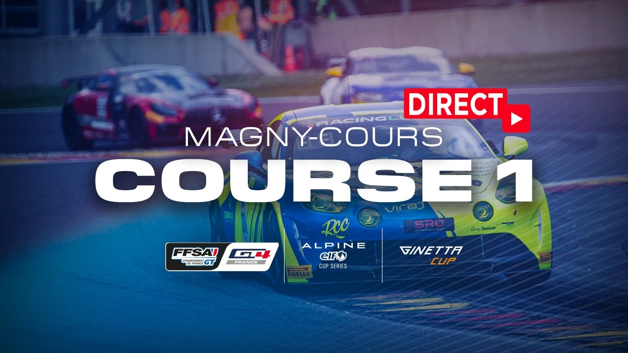 DIRECT – Course 1 – Magny-Cours – Championnat de France FFSA GT