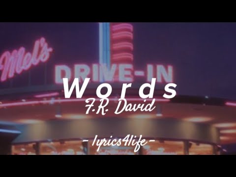 F.R. David - Words (Lyrics)