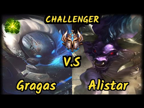 Keria (GRAGAS) vs ALISTAR - BOTTOM SUPPORT CHALLENGER GAMEPLAY - KR