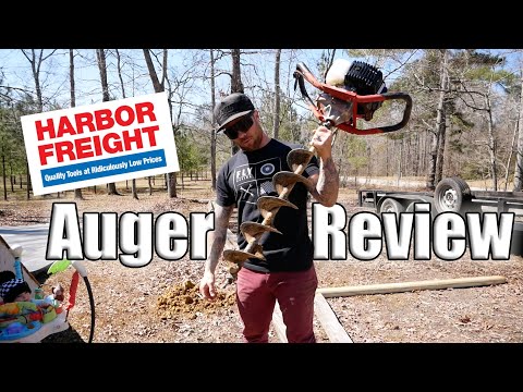 Harbor Freight Auger - Review