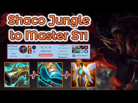 Shaco Jungle Diamond Ranked to Master - Season 11 [League of Legends] Full Gameplay - Infernal Shaco